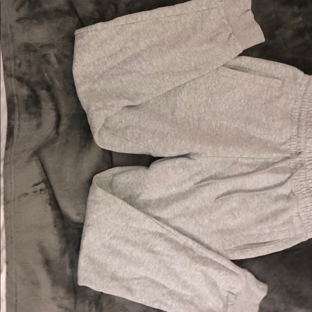 Light grey heather sweatpants